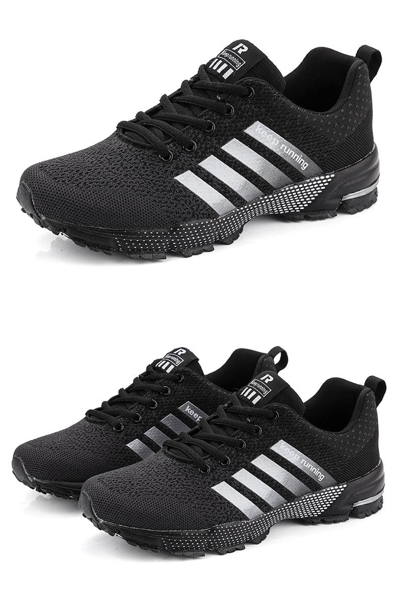 Luxury Sport Mens Sneakers Mesh Breathable Casual Men Shoes Comfortable Non-Slip Shock Absorption Light Outdoor Walking Comfortable Running Sneakers