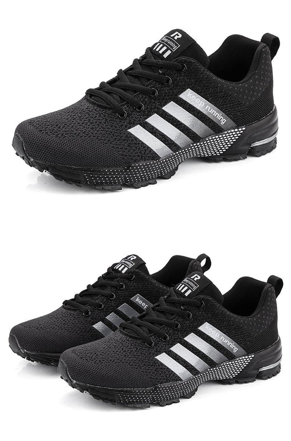 Luxury Sport Mens Sneakers Mesh Breathable Casual Men Shoes Comfortable Non-Slip Shock Absorption Light Outdoor Walking Comfortable Running Sneakers