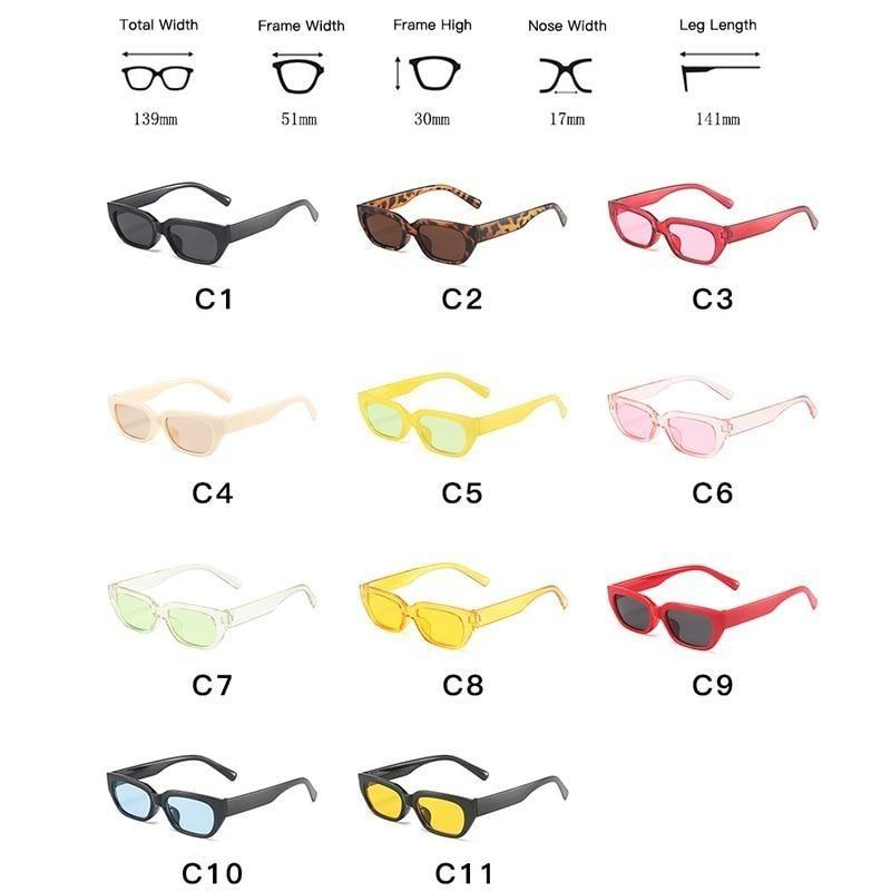 Luxury Style  Eyewear For Women/Men Designer Small Frame Cat Eye Glasses Women Cat Eye Sunglasses Vintage Square Shade Women Eyewear