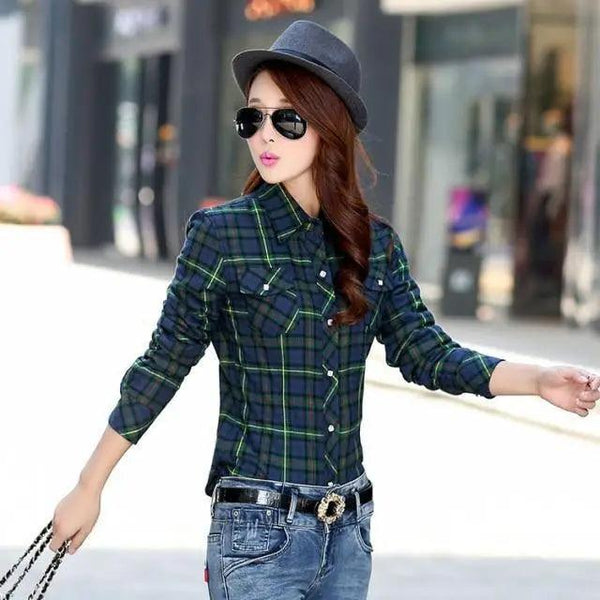 Luxury Winter Warm, Plus Velvet Thicken Plaid Shirt Style Coat Jacket For Women Clothes/Tops/Casual/Jacket/Outerwear For Female