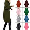 Luxury Women's Autumn Winter Thickening Hoodies Leisure Loose Hooded Jackets Pockets Plus Size Sweatshirt Sports Dresses Outwear Women's Hooded Flannel Jacket Casual Fleece Windbreaker Hoodie