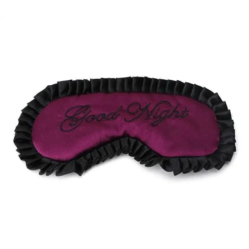 Luxury Women Silk Sleep Eye Mask Soft Ladies Ultra Lightweight Adjustable Strap Eye Mask Night Blindfold