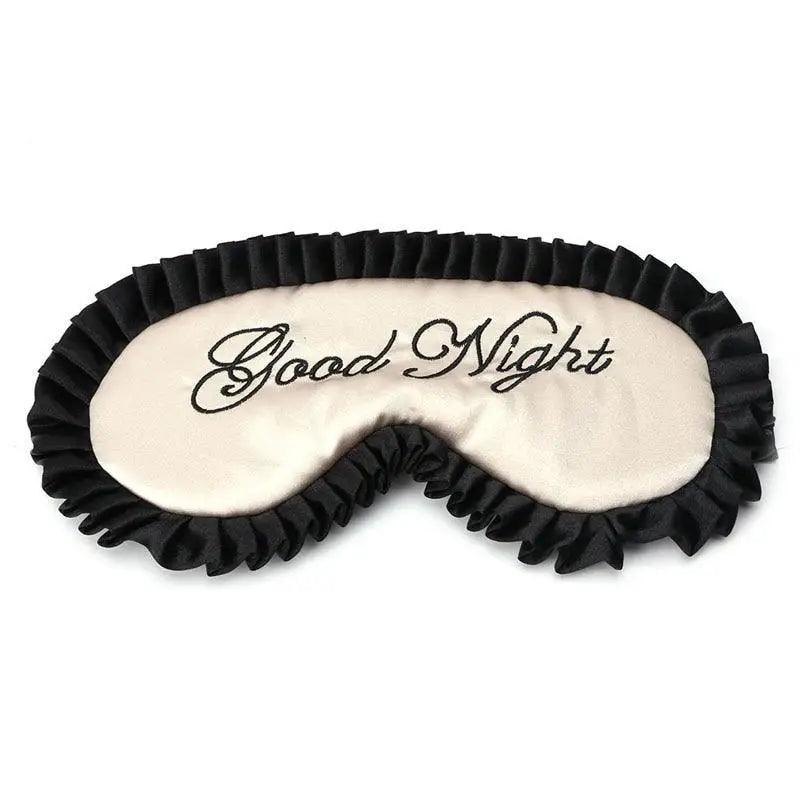 Luxury Women Silk Sleep Eye Mask Soft Ladies Ultra Lightweight Adjustable Strap Eye Mask Night Blindfold