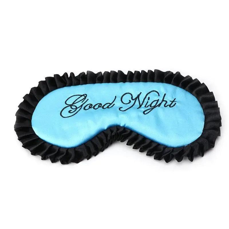 Luxury Women Silk Sleep Eye Mask Soft Ladies Ultra Lightweight Adjustable Strap Eye Mask Night Blindfold