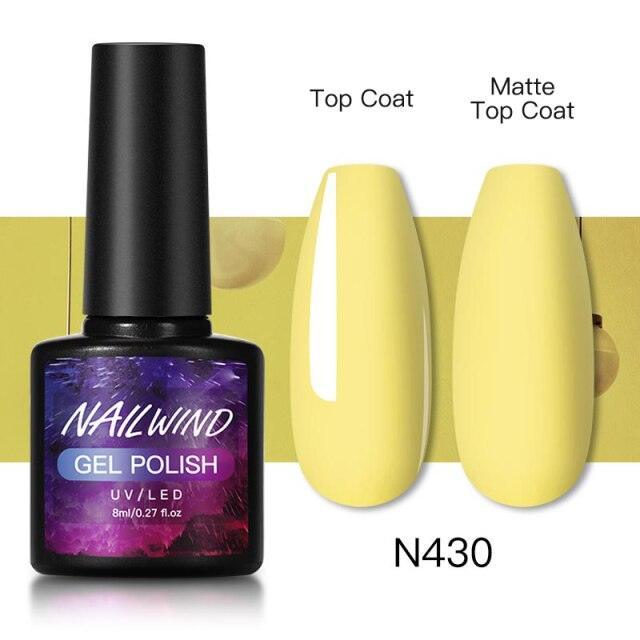 Luxury Womens Colorful Gel Nail Polish 8ml Semi Permanent UV/LED Glossy Effect Popular Design For Women and Girls in Fashion Style