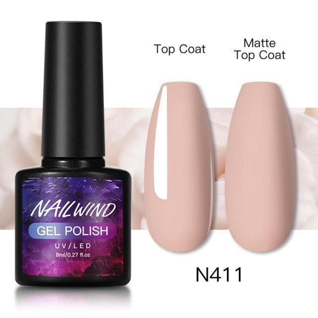 Luxury Womens Colorful Gel Nail Polish 8ml Semi Permanent UV/LED Glossy Effect Popular Design For Women and Girls in Fashion Style