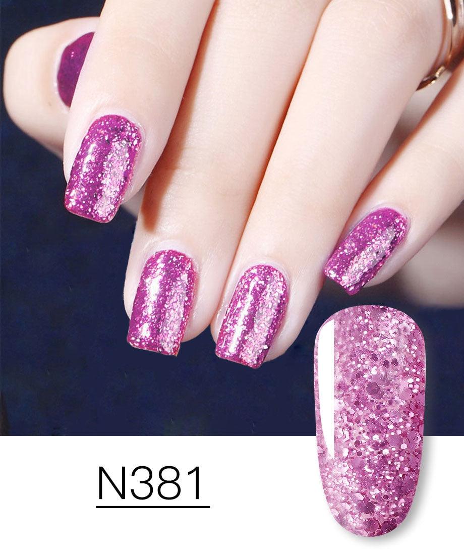 Luxury Womens Colorful Gel Nail Polish 8ml Semi Permanent UV/LED Glossy Effect Popular Design For Women and Girls in Fashion Style