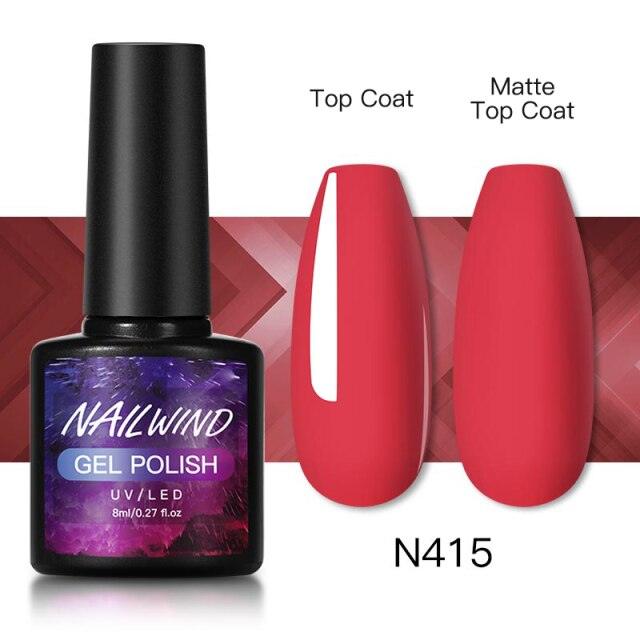 Luxury Womens Colorful Gel Nail Polish 8ml Semi Permanent UV/LED Glossy Effect Popular Design For Women and Girls in Fashion Style