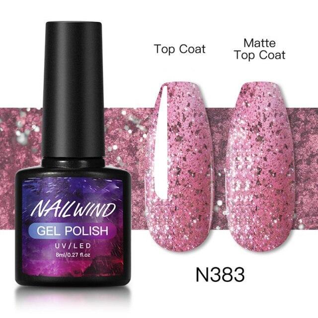 Luxury Womens Colorful Gel Nail Polish 8ml Semi Permanent UV/LED Glossy Effect Popular Design For Women and Girls in Fashion Style