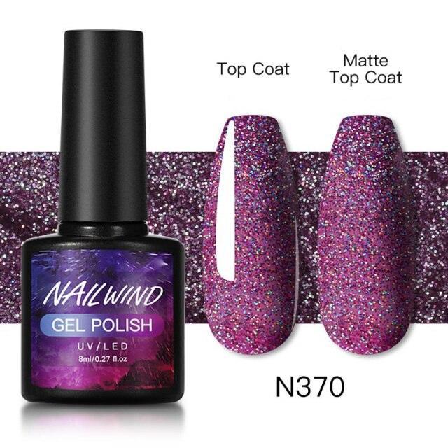 Luxury Womens Colorful Gel Nail Polish 8ml Semi Permanent UV/LED Glossy Effect Popular Design For Women and Girls in Fashion Style