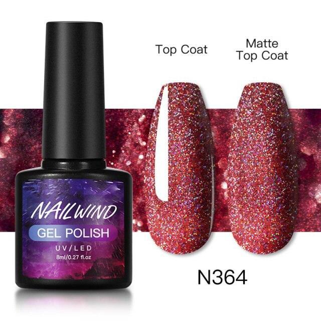 Luxury Womens Colorful Gel Nail Polish 8ml Semi Permanent UV/LED Glossy Effect Popular Design For Women and Girls in Fashion Style