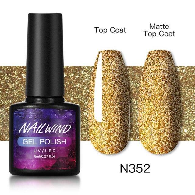 Luxury Womens Colorful Gel Nail Polish 8ml Semi Permanent UV/LED Glossy Effect Popular Design For Women and Girls in Fashion Style