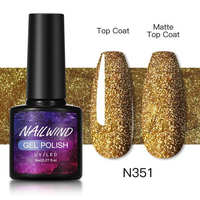 Luxury Womens Colorful Gel Nail Polish 8ml Semi Permanent UV/LED Glossy Effect Popular Design For Women and Girls in Fashion Style