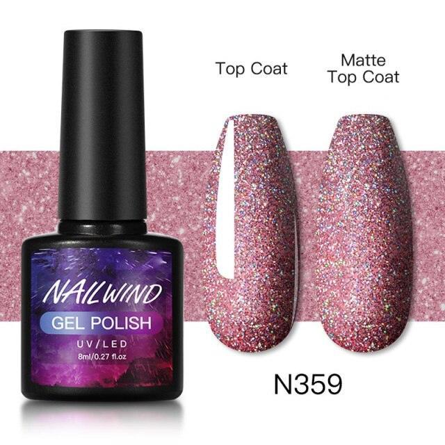 Luxury Womens Colorful Gel Nail Polish 8ml Semi Permanent UV/LED Glossy Effect Popular Design For Women and Girls in Fashion Style