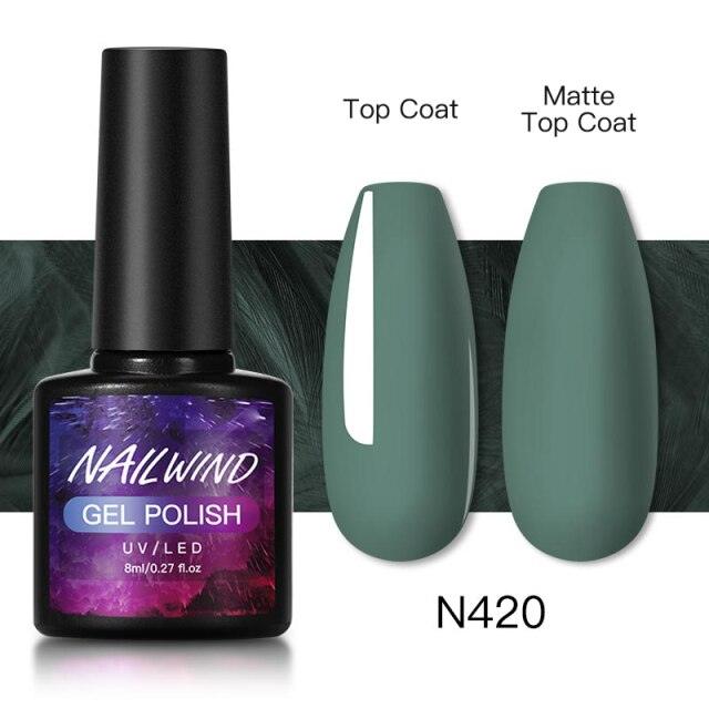 Luxury Womens Colorful Gel Nail Polish 8ml Semi Permanent UV/LED Glossy Effect Popular Design For Women and Girls in Fashion Style