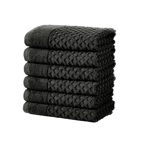 Cotton Diamond Waffle Weave Bath Towel Set - Grayson Collection
