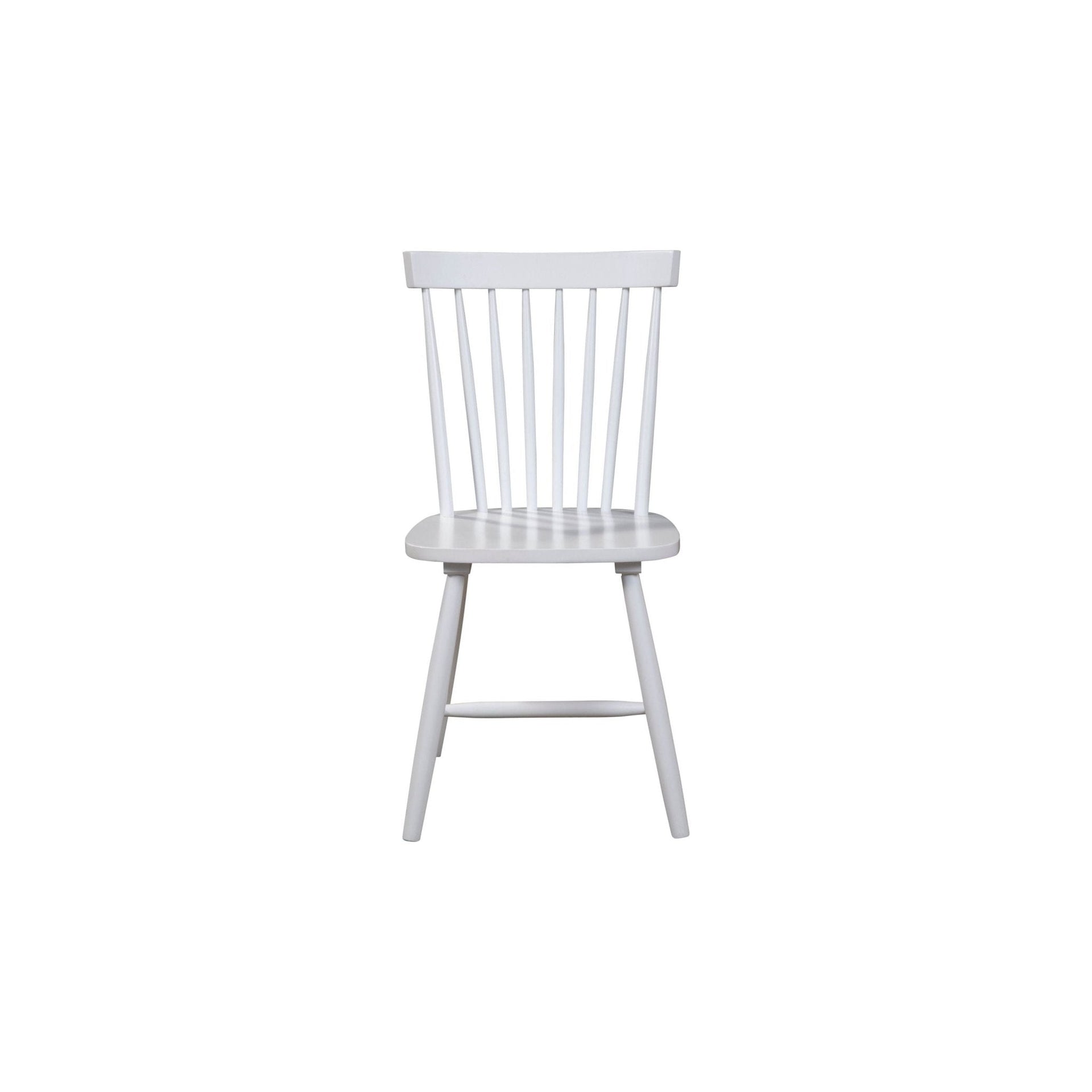 Lyra Set of 2 Windsor Chairs, White
