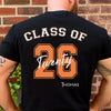 Class Of 2026 Personalized Custom Backside Shirt C394 - Basic Tee / Black / S