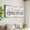 Homestead Sign VII - 20x10 inch Medium Premium Gallery Wrapped