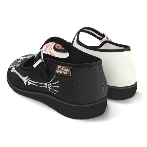 Hot Chocolate Design Blood & Bones Mary Jane Flat Shoes