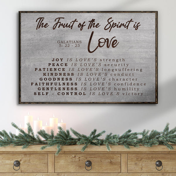 Galatians 5:22-23 - The Fruit Of The Spirit Sign III