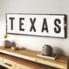 Texas Home Sign II - 12x36 inch Medium Premium Gallery Wrapped