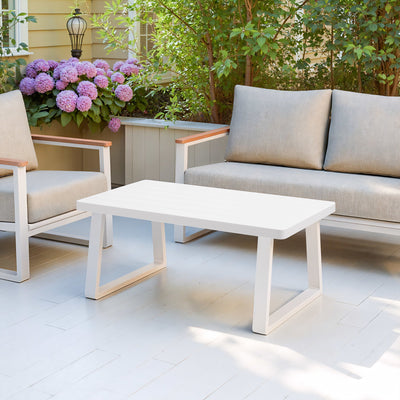 Welt Coffee Table White