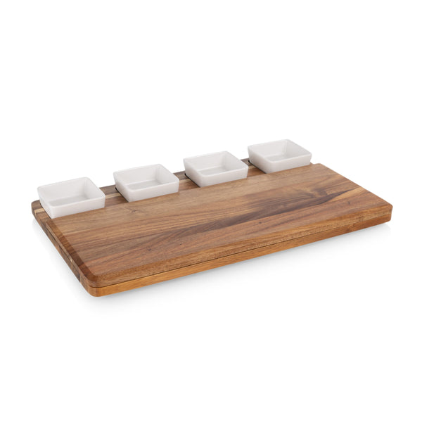 Picada Tapas & Cheese Board Set with Dip Bowls Picnic Time Family of Brands