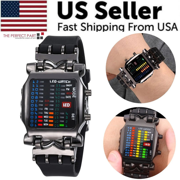 Elite Men's LED Sports Watch