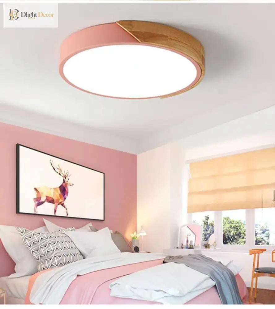 Macaron LED Ceiling Light | Modern Interior Home Lighting