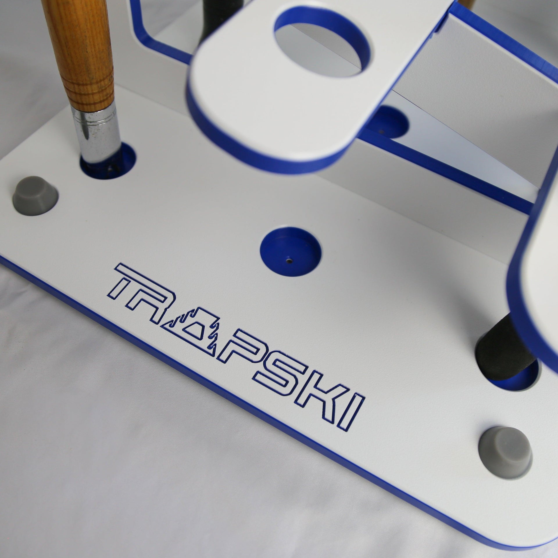 Made in the USA Fishing Rod Rack | 12 Pole Waterproof Wash-down | Dock, Garage, Boat, Storage