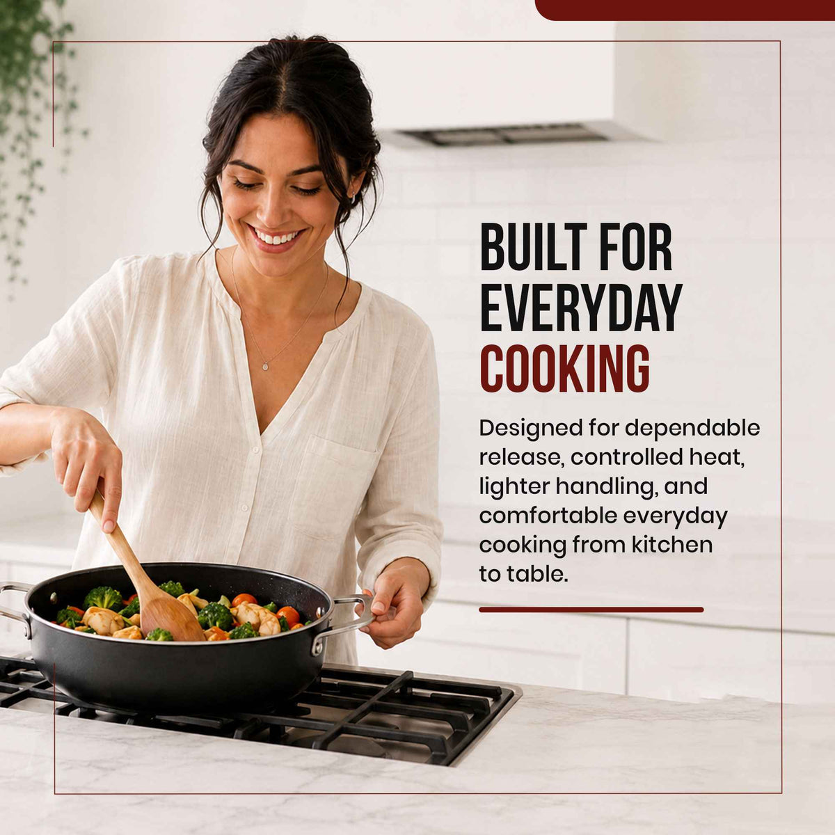 Ceramic Nonstick Sauté Pan, 3.5-Qt