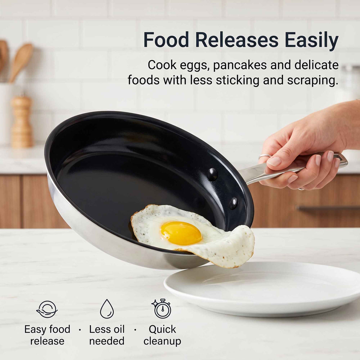 5-Ply Nonstick Frying Pan