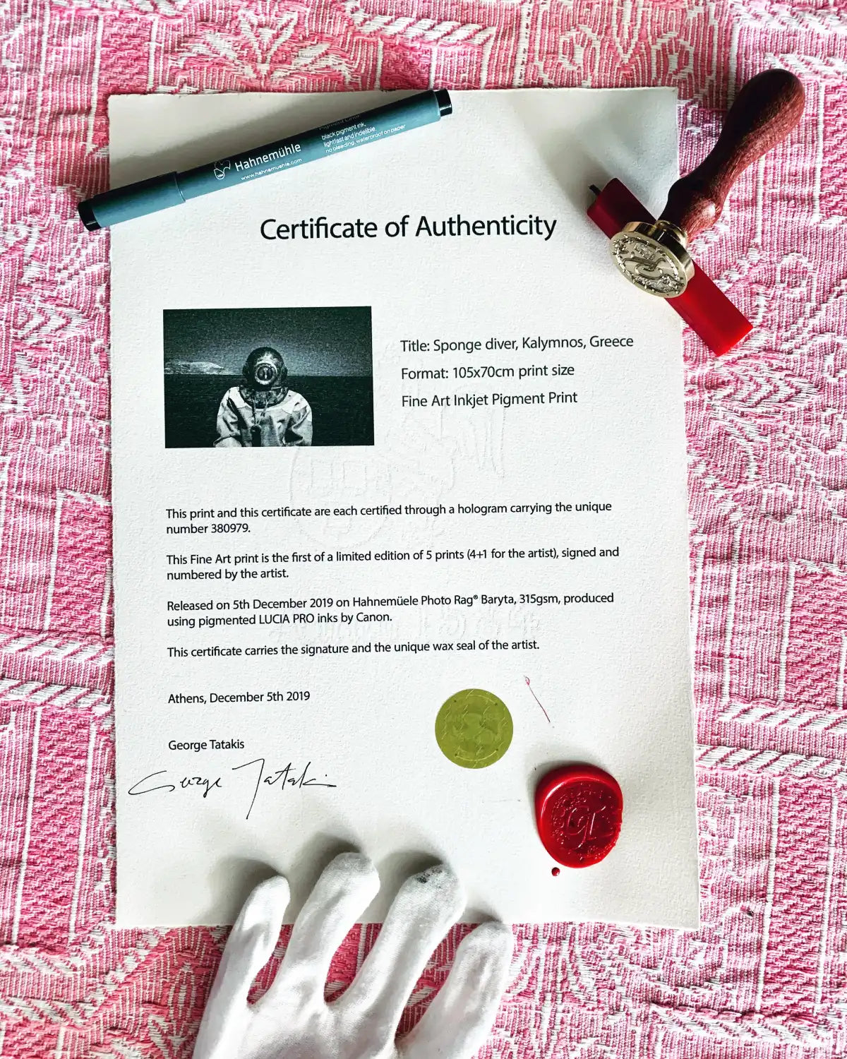 Limited Edition numbered and signed. Kotsamanos in Tetralofos, Kozani, W. Macedonia | Black-and-white wall art photography from Greece