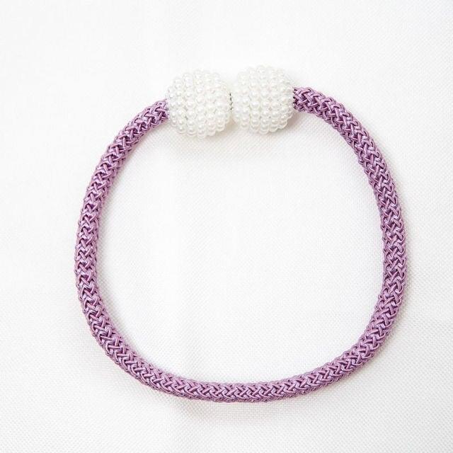 Magnetic Curtain Tieback High Quality Holder Hook Buckle Clip Pretty Modern Polyester Decorative Home Accessories Decorative Curtain Holdbacks Crystal Tie Backs For Curtains Curtain Holders For Window Draperies