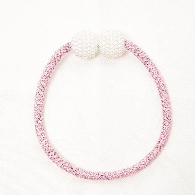 Magnetic Curtain Tieback High Quality Holder Hook Buckle Clip Pretty Modern Polyester Decorative Home Accessories Decorative Curtain Holdbacks Crystal Tie Backs For Curtains Curtain Holders For Window Draperies