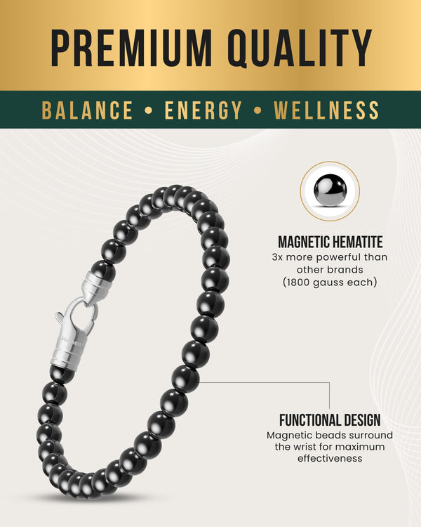 MAX Strength Magnetic Hematite Bracelet (Classic)