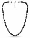Magnetic Hematite Necklace (6mm Round Beads)