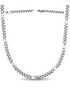 Magnetic Therapy Necklace Stainless Steel Curb Chain