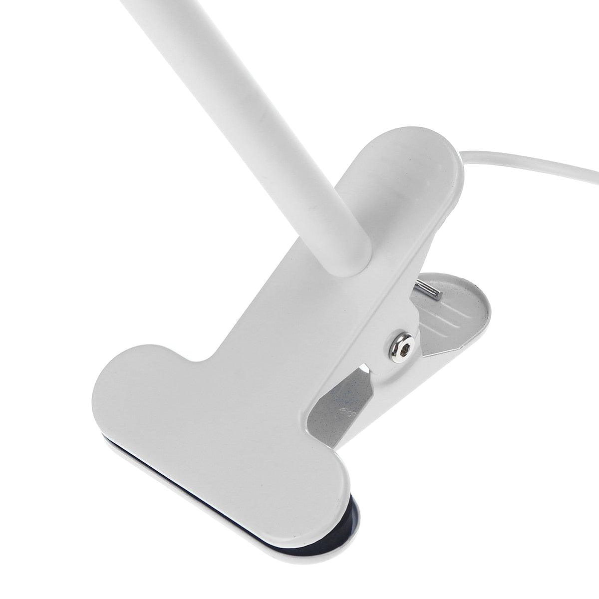 Magnifier Nail Beauty Light Tattoo Clip Light USB Table Lamp Flexible LED Desk Lamp Student Book Lights Study Lamp Reading Light Decorative Table Lamp Cute Study Lamps for Bedroom Décor