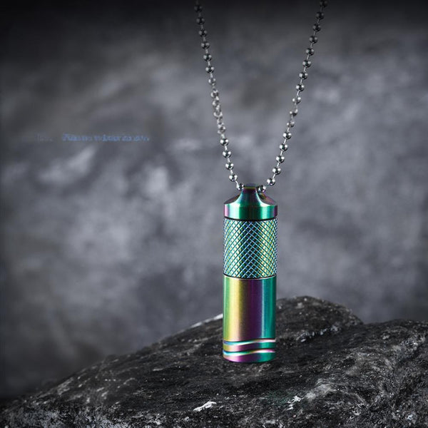 Wautton R18 EDC Titanium Alloy Mini Flashlight With USB Charging Rechargeable Fishing Outdoor Waterproof Camping Lighting EDC Tools Wautton Outdoor Gear
