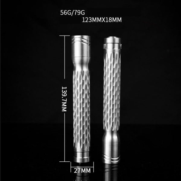 Wautton R8 Titanium Alloy Mini High-Intensity Flashlight Wautton Outdoor Gear