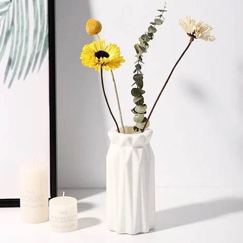 1pc Nordic Plastic Vase Simple Small Fresh Flower Pot