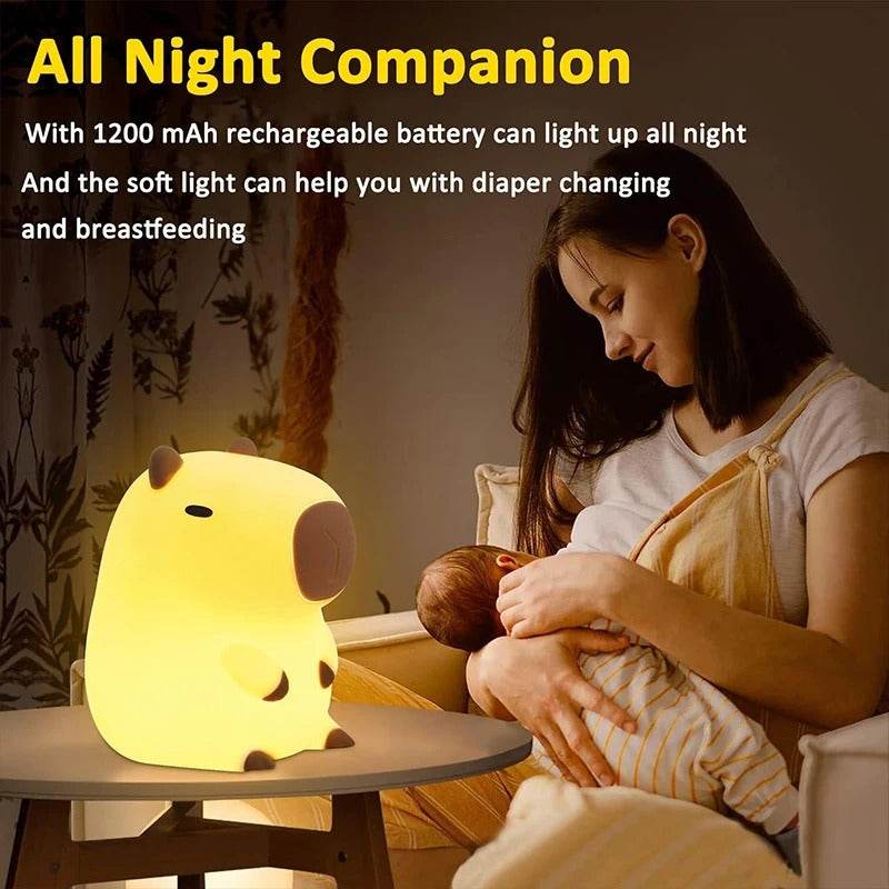 Cute Capybara Led Night Light