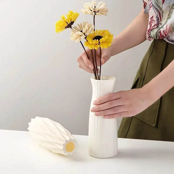 1pc Nordic Plastic Vase Simple Small Fresh Flower Pot