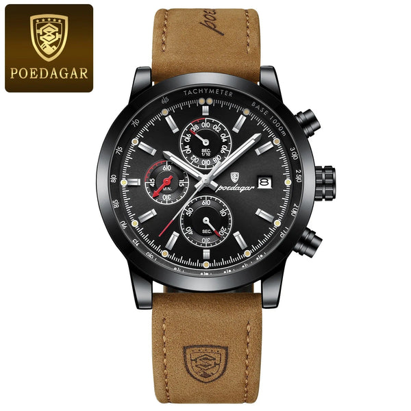 New Top Luxury Mens Watch Quartz Clock Waterproof Classic Automatic Chronograph Military Wrist Watches for Men