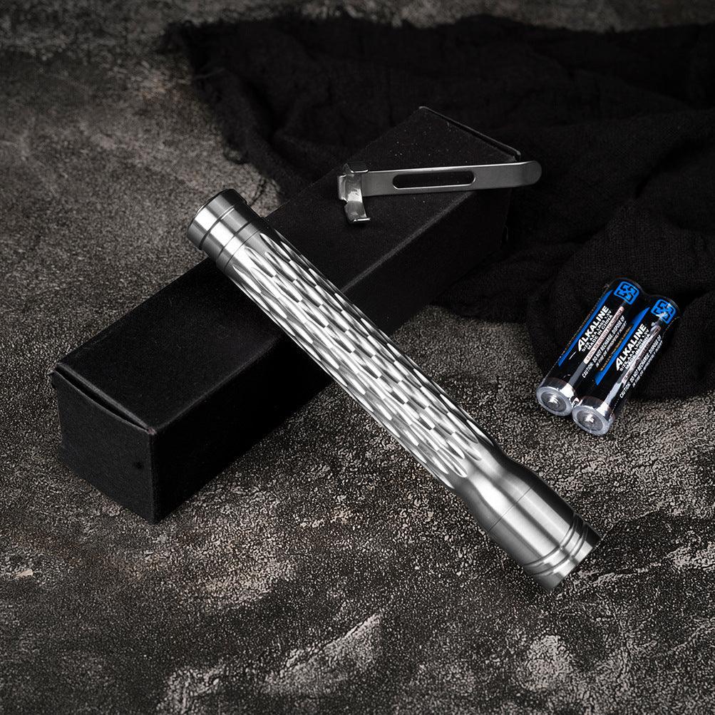 Wautton R8 Titanium Alloy Mini High-Intensity Flashlight Wautton Outdoor Gear