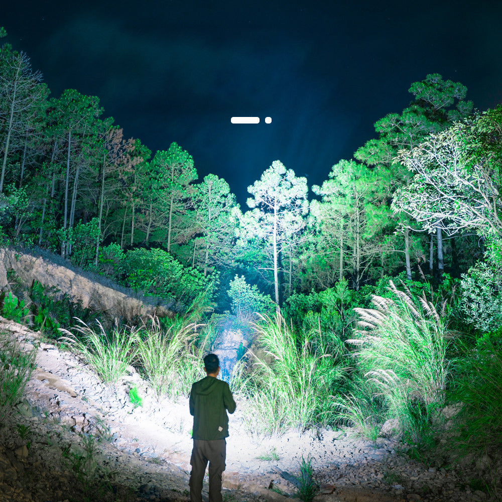 Titanium alloy ultra-bright flashlight with magnetic charging Hanheld Torch Wautton Outdoor Gear