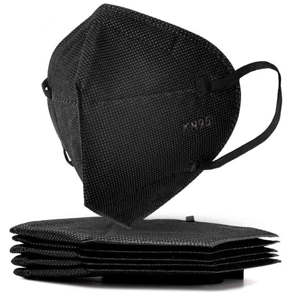 10-Pack Black KN95 Disposable Face Masks