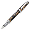 Urbanite Acrylic & Brass Fountain Pen (Fine Nib) - Woody Brown